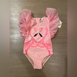 Adorable 3T NWT Shade Critter Flamingo Swimsuit!